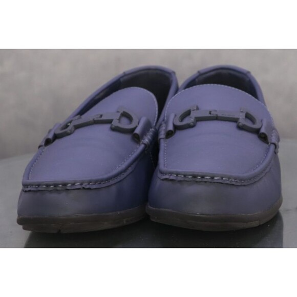 Aldo Orlovoflex $150 Men\'s Horsebit Loafer Casual Shoes Sz 12 M Leather Blue EUC main image 6